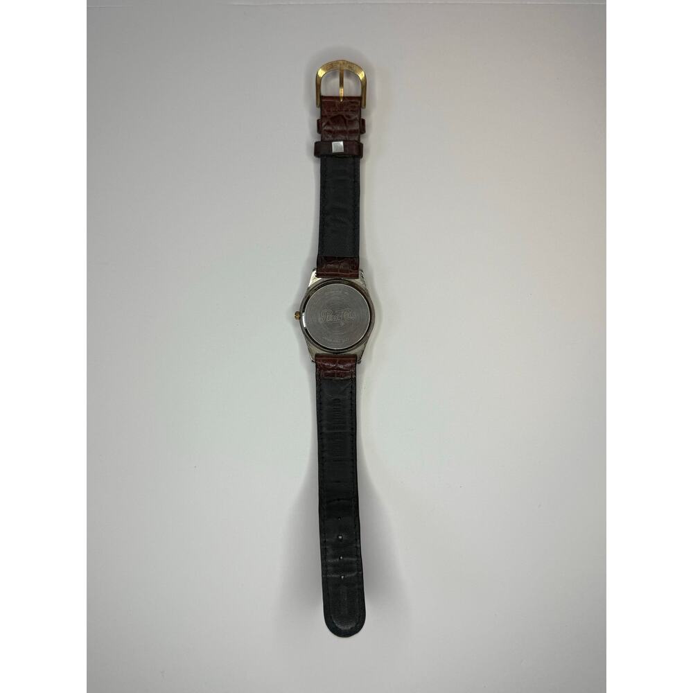 Pepsi Cola Vintage Genuine Leather Wrist Watch EXCELLENT CONDITON - Picture 4 of 5